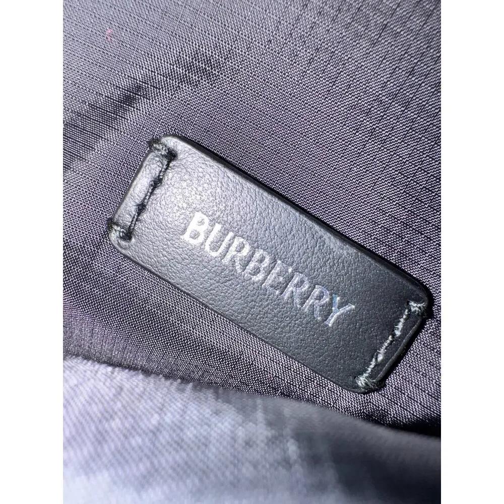 Burberry Vintage Check Beige Fleece Crossbody Bag